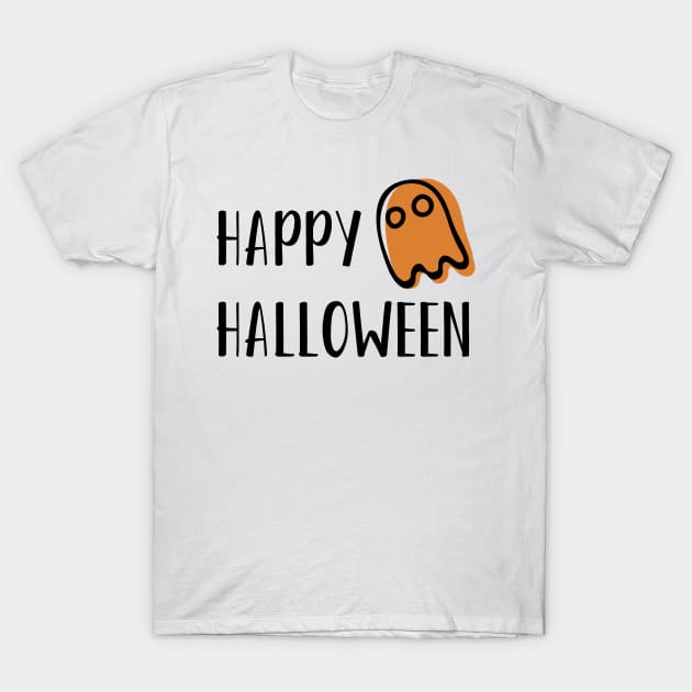 Boo Boo Ghost Happy Halloween T-Shirt by notami